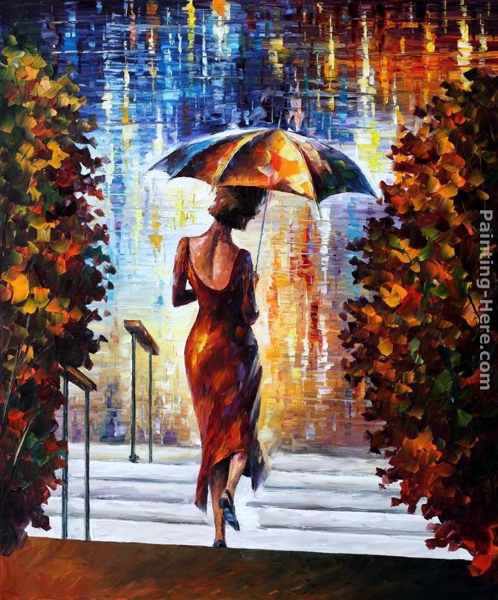 Leonid Afremov AT THE STEPS